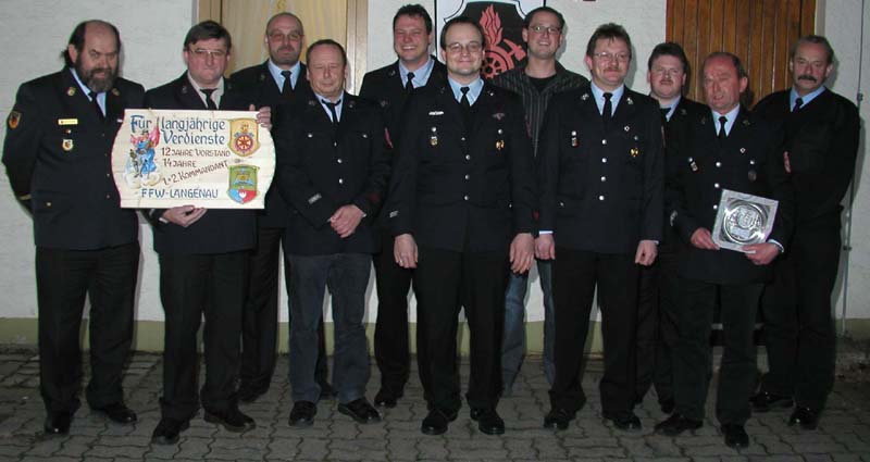 Foto bei der Jahreshauptversammlung 2007